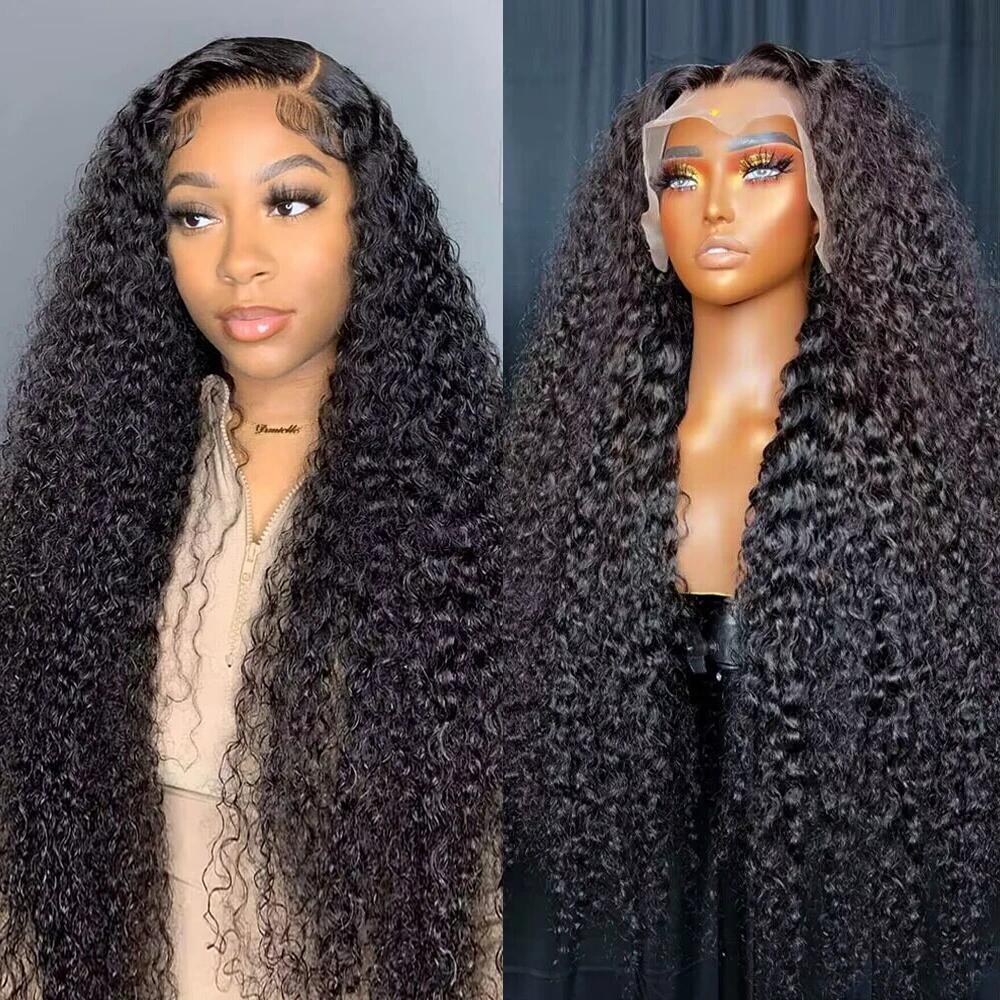 Stema 13X6 HD Lace Big Frontal Water Wave Wig Constructed By Bundles With Frontal